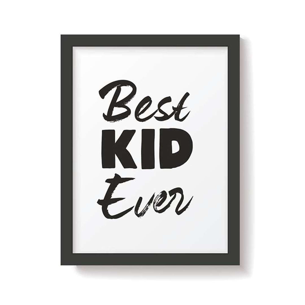 Snuz Best Kid Ever Nursery Print - Monochrome-Prints- | Natural Baby Shower