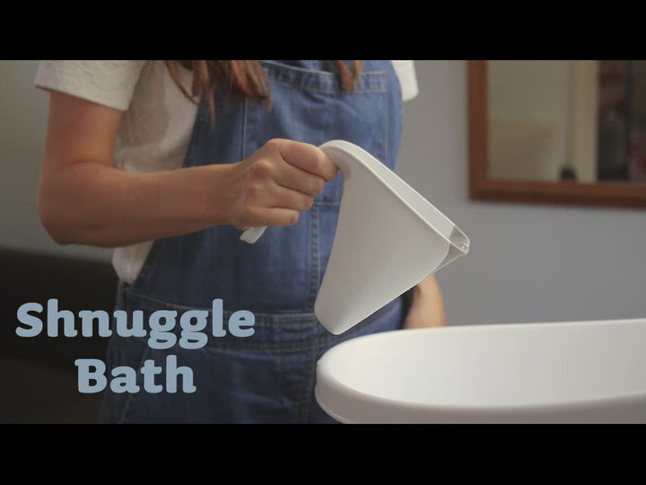 Shnuggle Baby Bath + Plug - Slate Grey