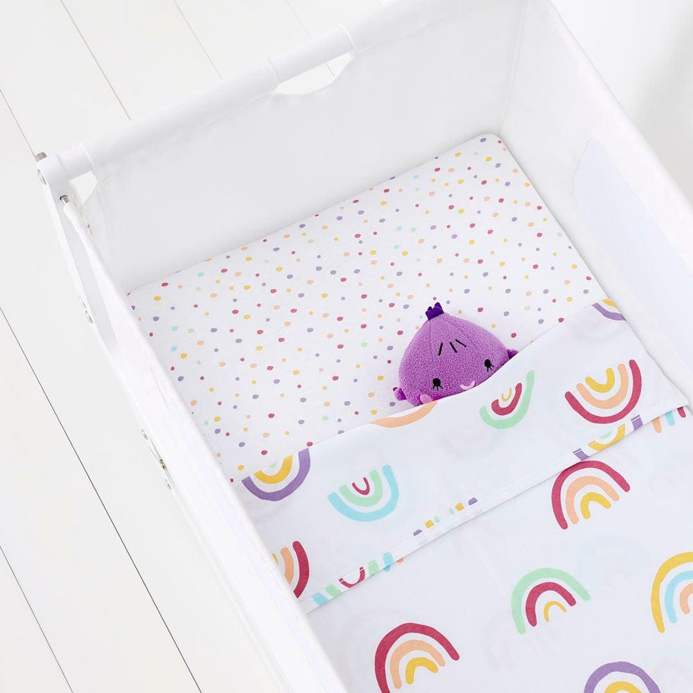Snuz Crib Bedding Set - Colour Rainbow - 3 Pack-Bedding Sets- | Natural Baby Shower