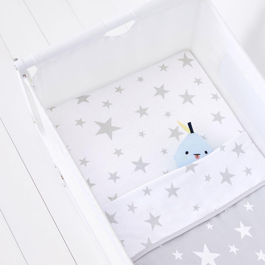 Snuz Crib Fitted Sheets - Stars - 2 Pack-Sheets- | Natural Baby Shower