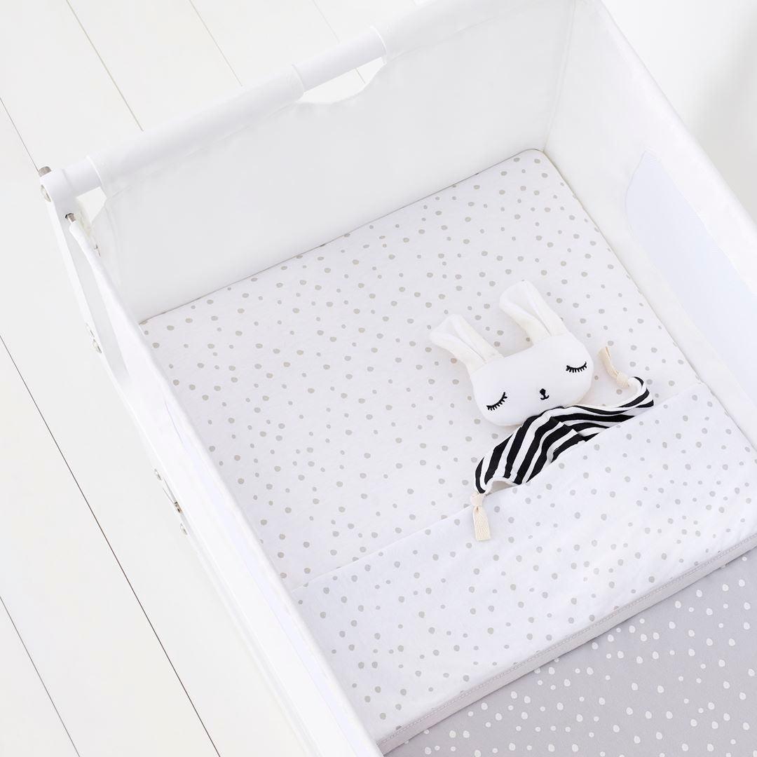 Snuz Crib Bedding Set - Grey Spots - 3 Pack-Bedding Sets- | Natural Baby Shower