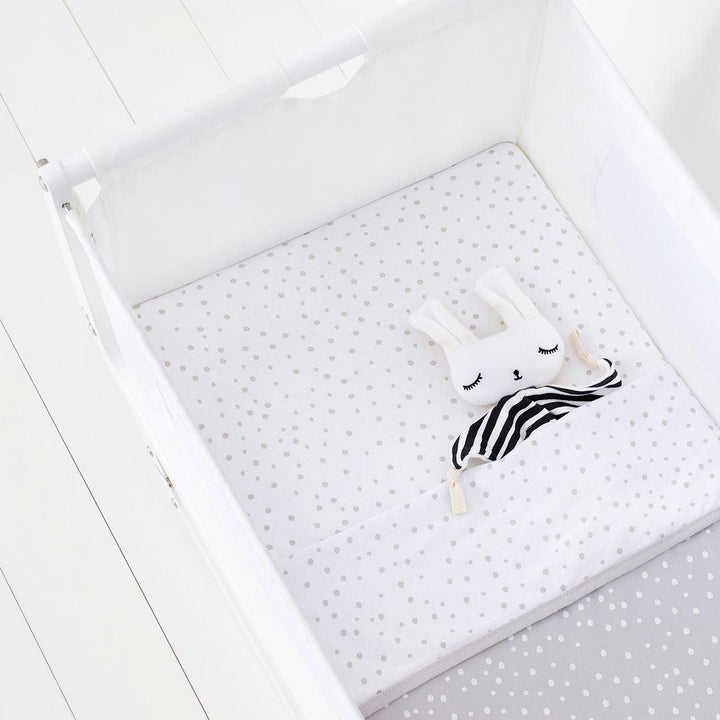 Snuz Crib Bedding Set - Grey Spots - 3 Pack-Bedding Sets- | Natural Baby Shower