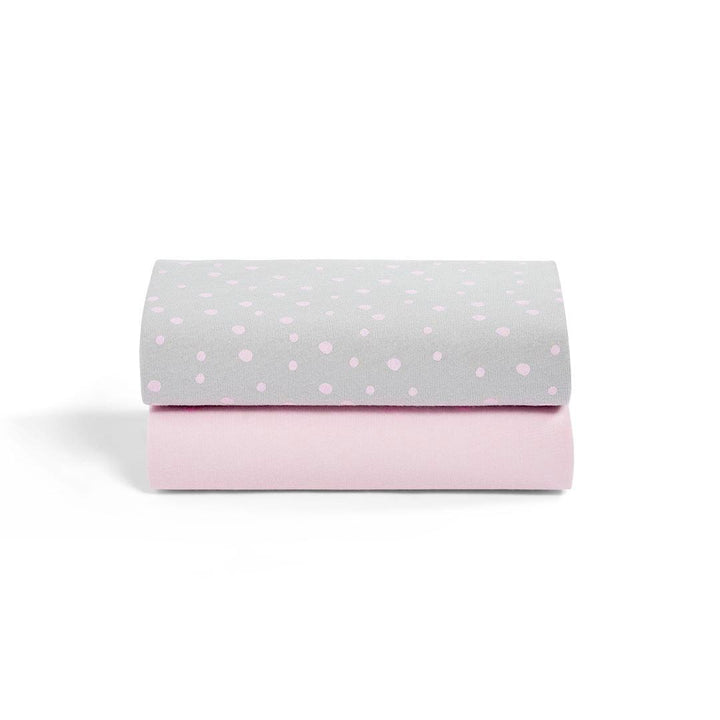 Snuz Crib Fitted Sheets - Rose Spots - 2 Pack-Sheets- | Natural Baby Shower