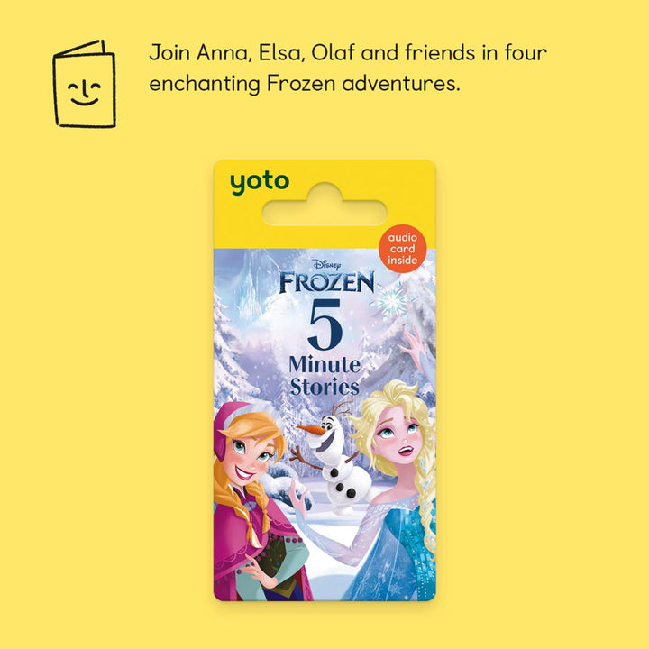 Yoto Card - 5 Minute Stories: Frozen-Audio Player Cards + Characters- | Natural Baby Shower