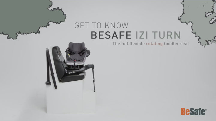 BeSafe iZi Turn i-Size Car Seat - Sea Green Melange