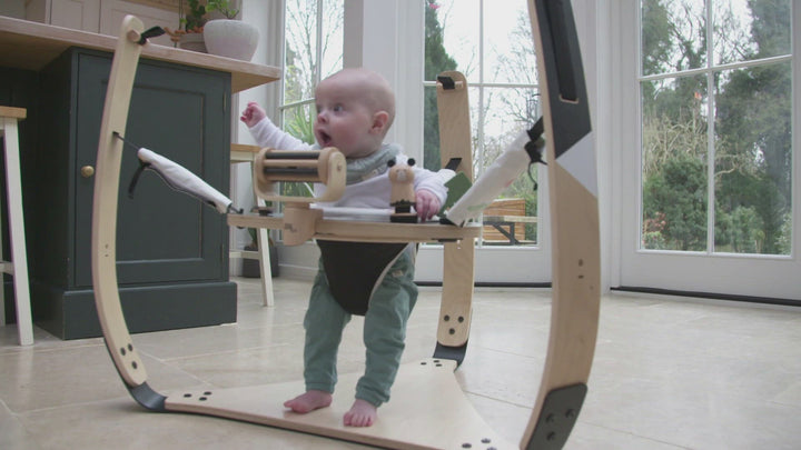 Little Hoppa Bouncer Seat Cover - Mono Mountains