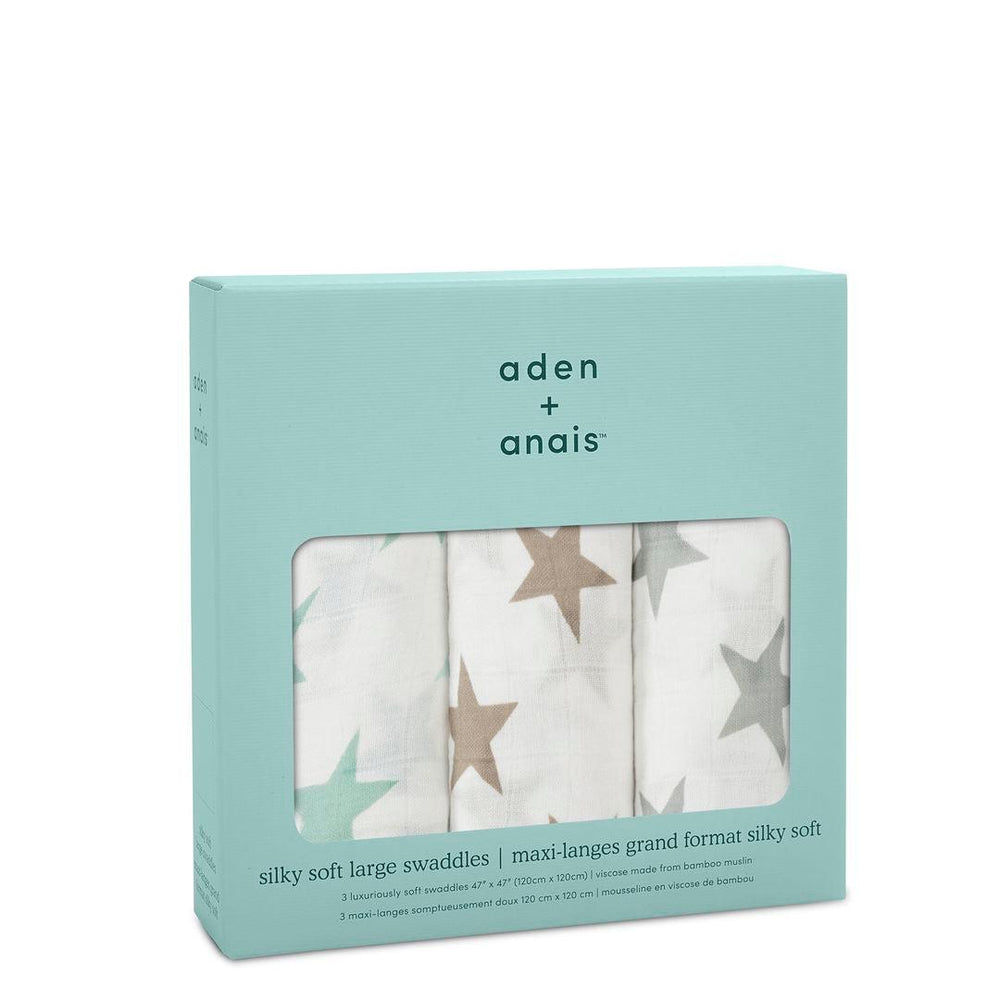 aden + anais Bamboo Swaddles - Milky Way - 3 Pack-Swaddling Wraps-Milky Way- | Natural Baby Shower