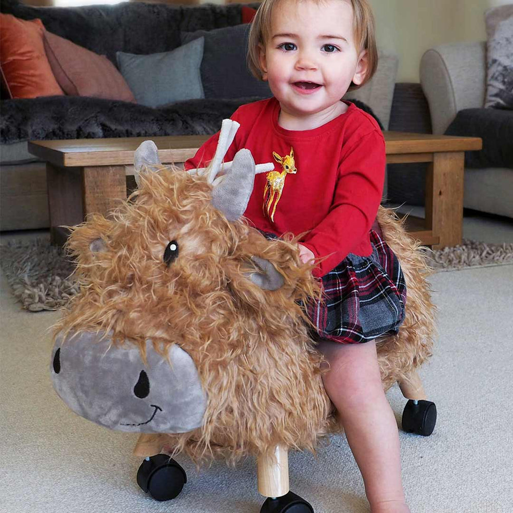 Little Bird Told Me - Ride-On Cow - Hubert (12m+)-Ride-on Toys- | Natural Baby Shower