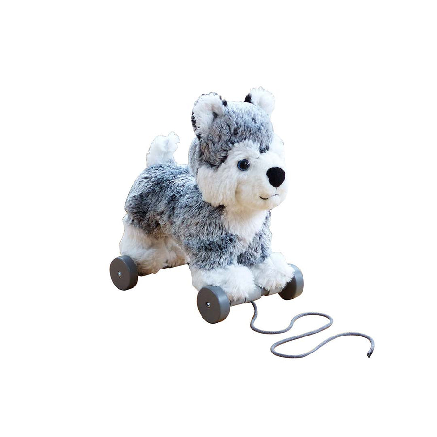 Little Bird Told Me - Pull-Along Dog - Mishka (6m+)-Pull-Alongs- | Natural Baby Shower