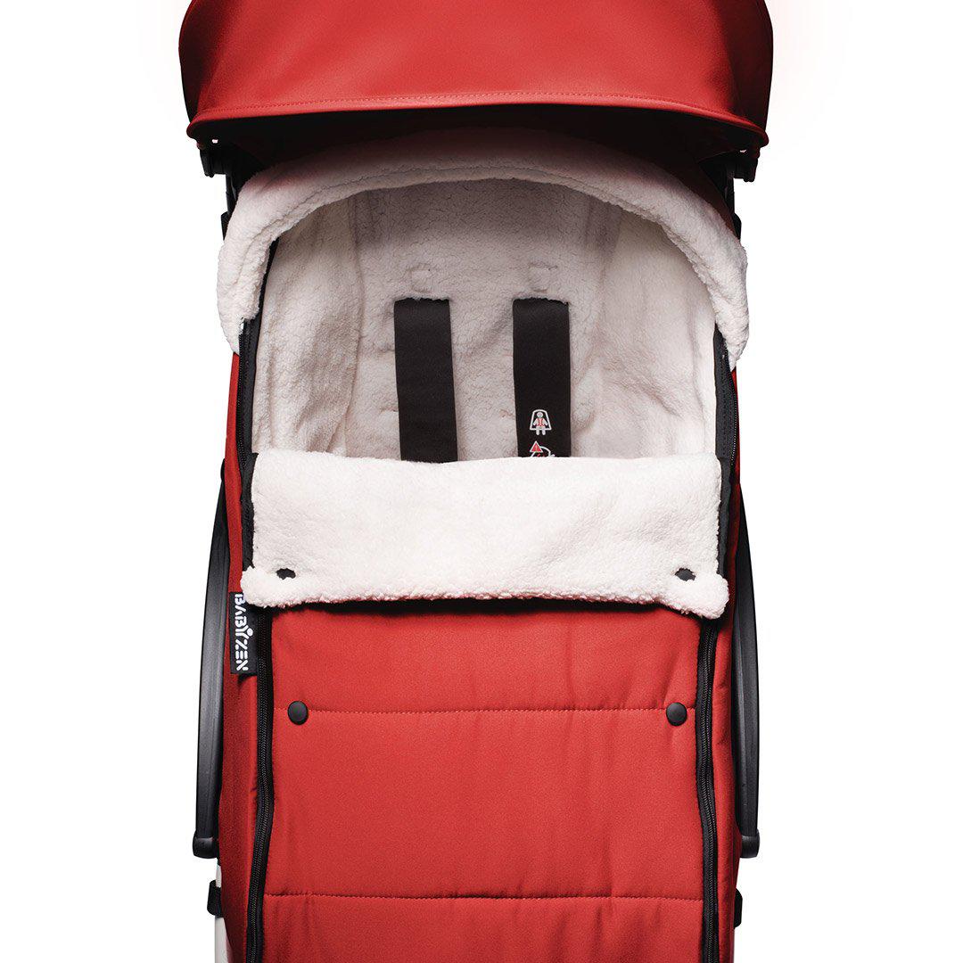 BABYZEN YOYO Footmuff - Red-Footmuffs- | Natural Baby Shower