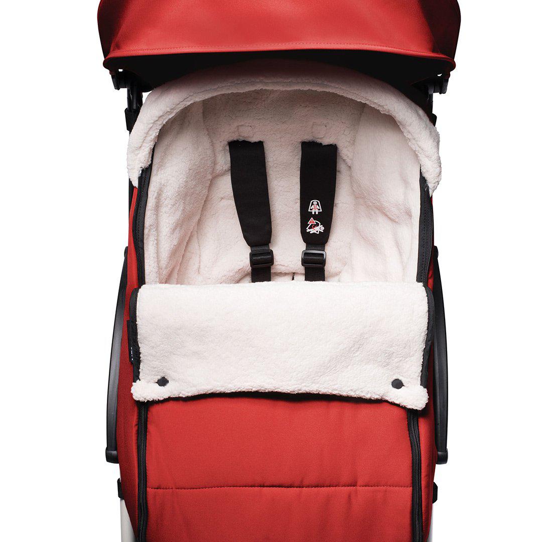 BABYZEN YOYO Footmuff - Red-Footmuffs- | Natural Baby Shower