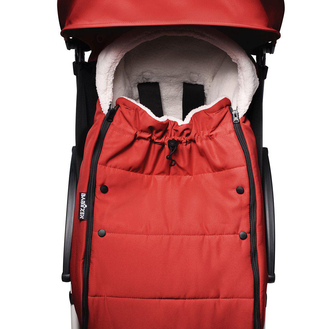 BABYZEN YOYO Footmuff - Red-Footmuffs- | Natural Baby Shower
