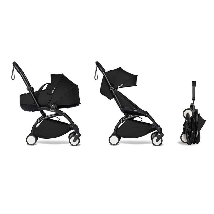 BABYZEN YOYO2 Complete + Bassinet - Black-Stroller Bundles-Black-Black | Natural Baby Shower