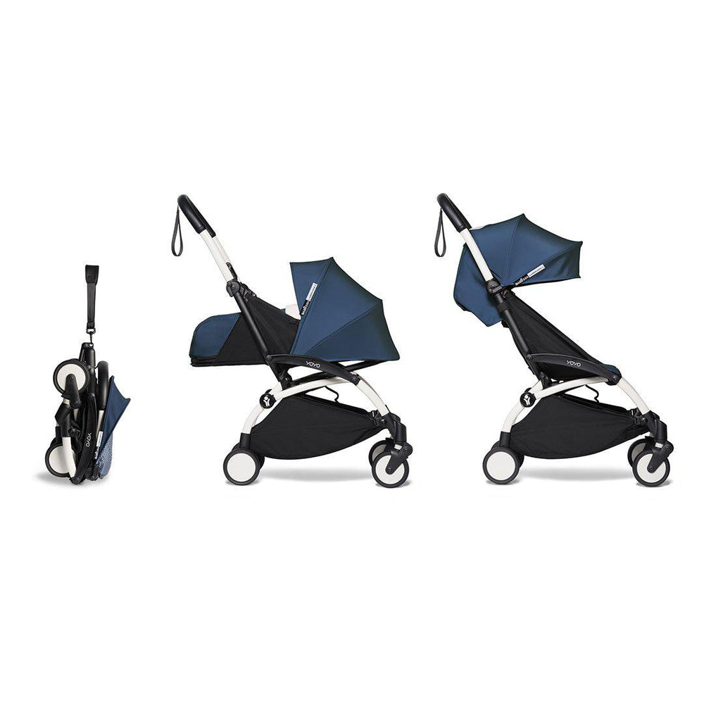 BABYZEN YOYO2 Complete + Newborn Pack - Air France Blue-Stroller Bundles-Air France Blue-White | Natural Baby Shower