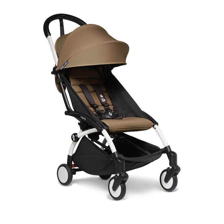 BABYZEN YOYO2 6+ Stroller - Toffee-Strollers-Toffee-White | Natural Baby Shower