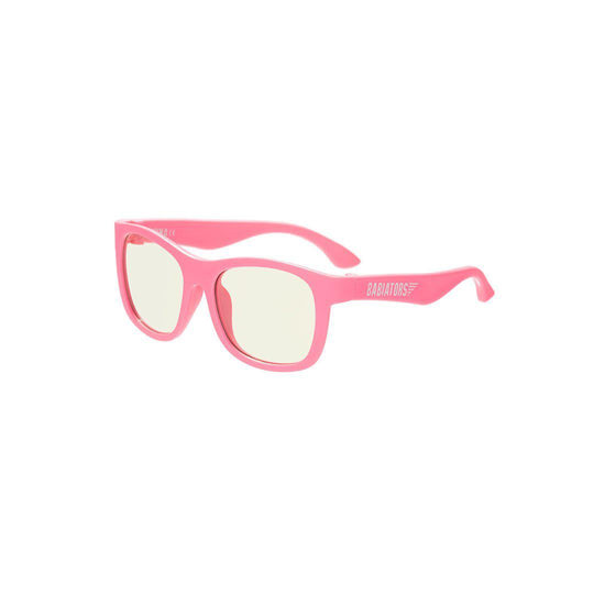 Babiators Blue Light Screen Saver Navigator Glasses - Think Pink-Computer Glasses-Think Pink-3-5y (Classic) | Natural Baby Shower