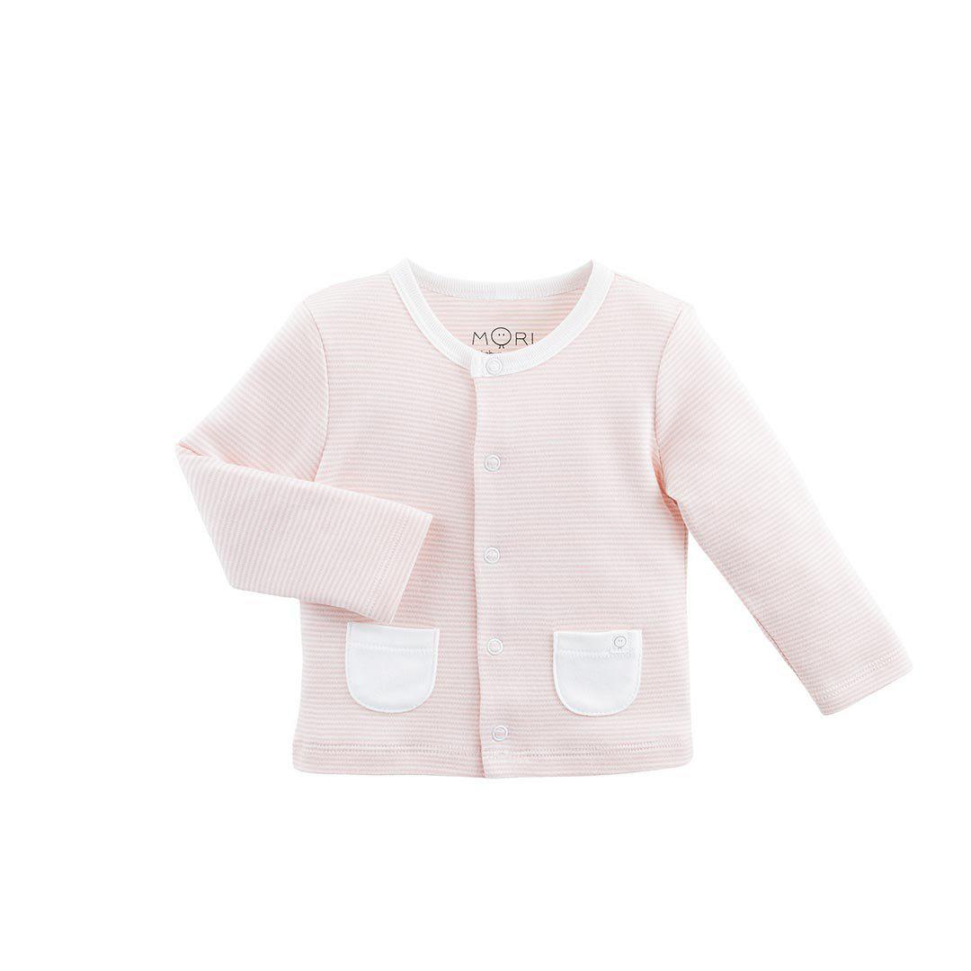 MORI Cardigan - Blush-Cardigans-NB-Blush | Natural Baby Shower