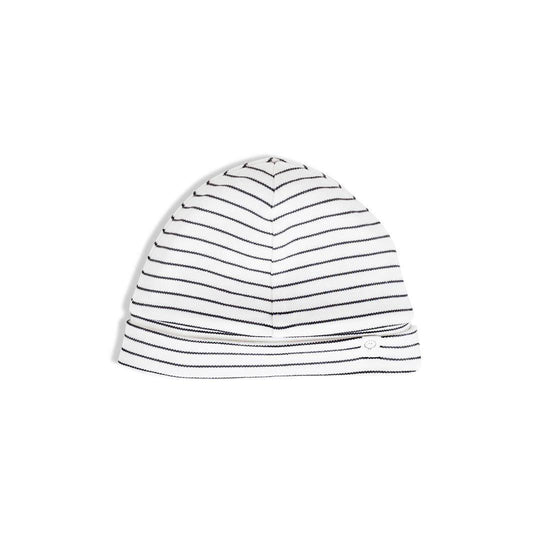 MORI Hat - Grey Stripe-Hats-NB-Grey Stripe | Natural Baby Shower