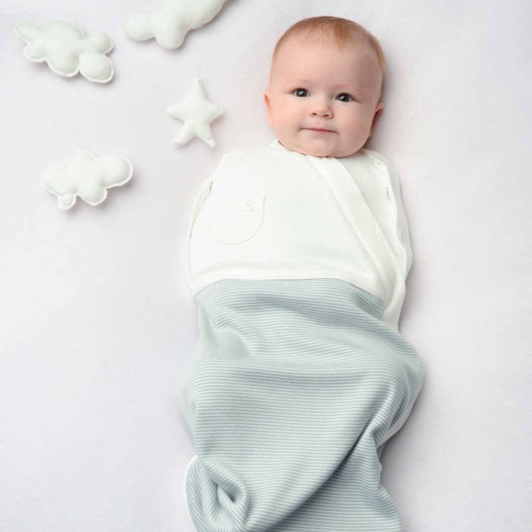 mori schlafsack Swaddle Bags | Blue, Easy Zip Design by Mori