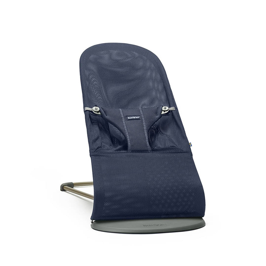BabyBjorn Bouncer Bliss - Mesh - Navy Blue-Baby Bouncers- | Natural Baby Shower