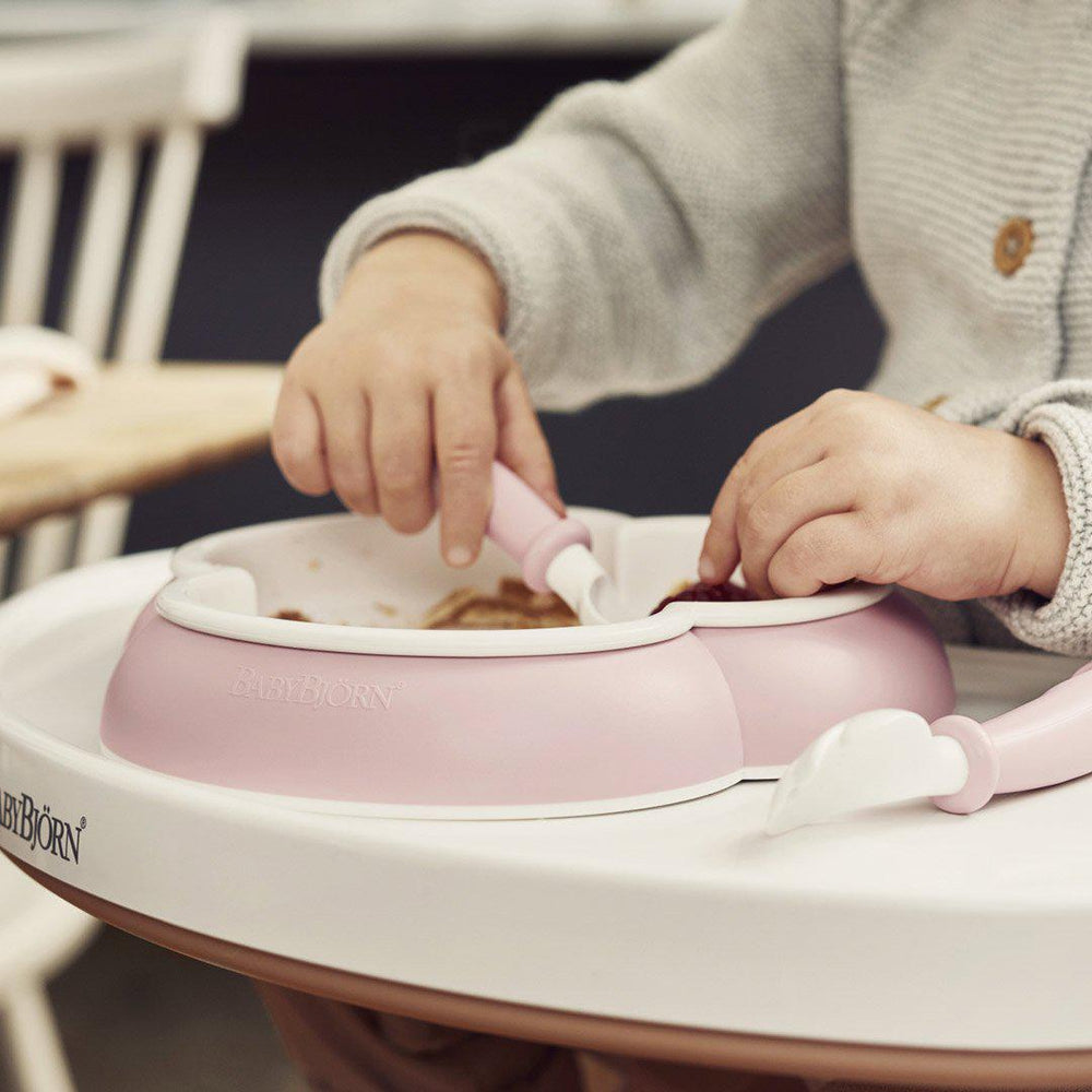 BabyBjorn Baby Feeding Set - Powder Pink-Feeding Sets- | Natural Baby Shower