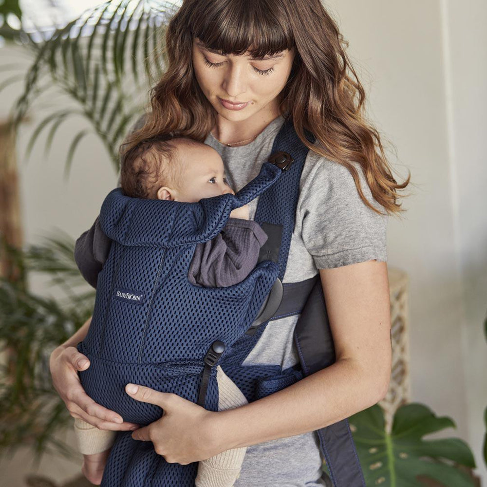 BabyBjorn Move 3D Mesh Baby Carrier - Navy Blue-Baby Carriers-Navy Blue- | Natural Baby Shower