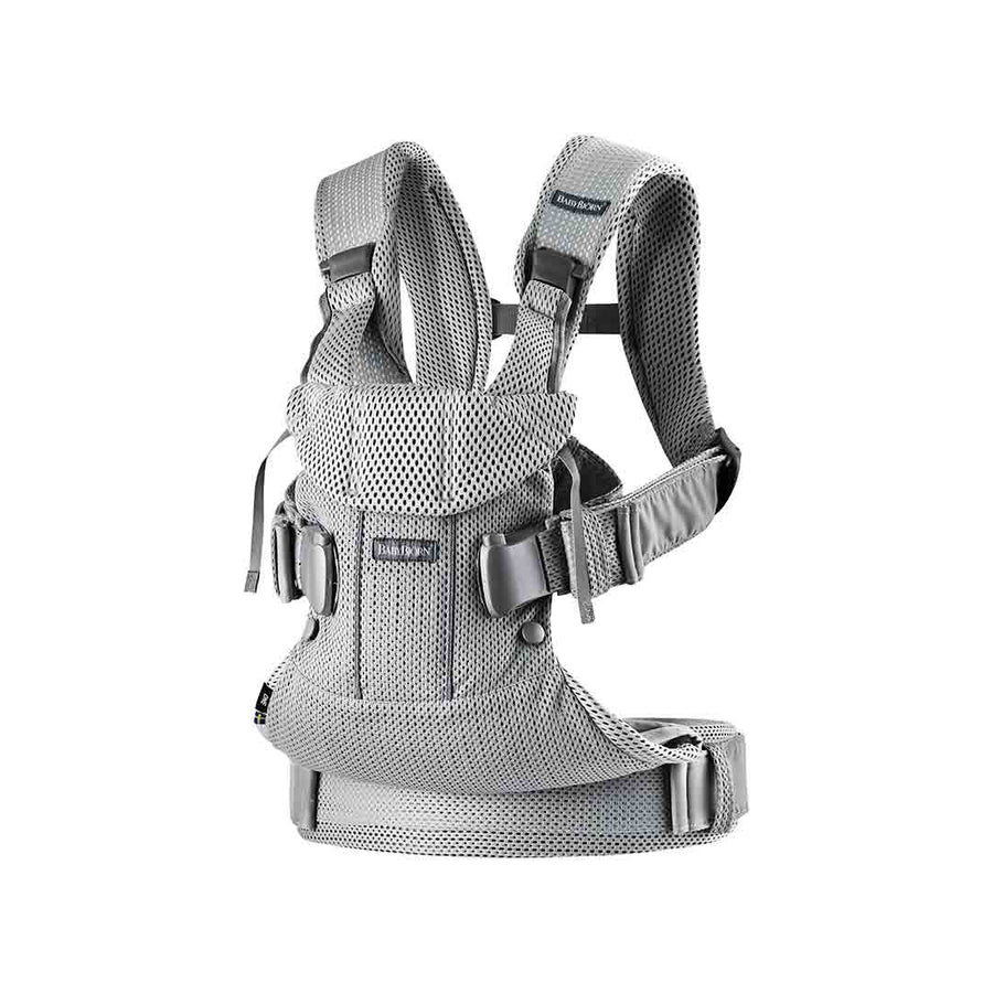 BabyBjorn One Air Baby Carrier - Silver-Baby Carriers-Silver- | Natural Baby Shower