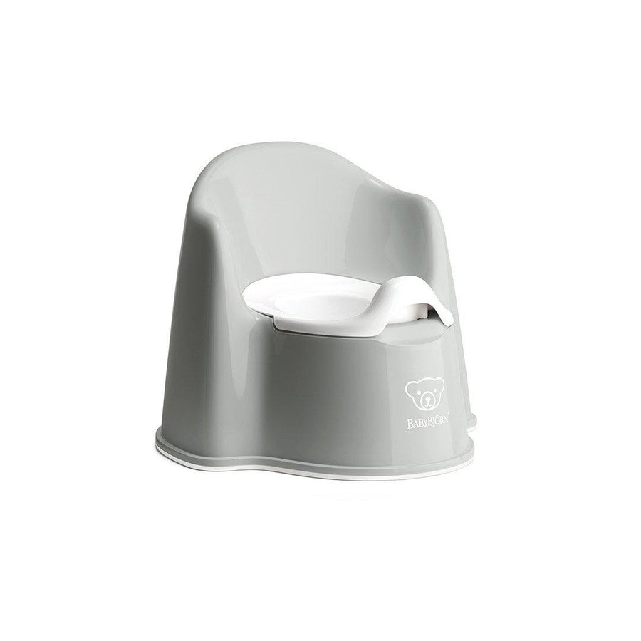 BabyBjorn Potty Chair - Grey/White-Potties- | Natural Baby Shower