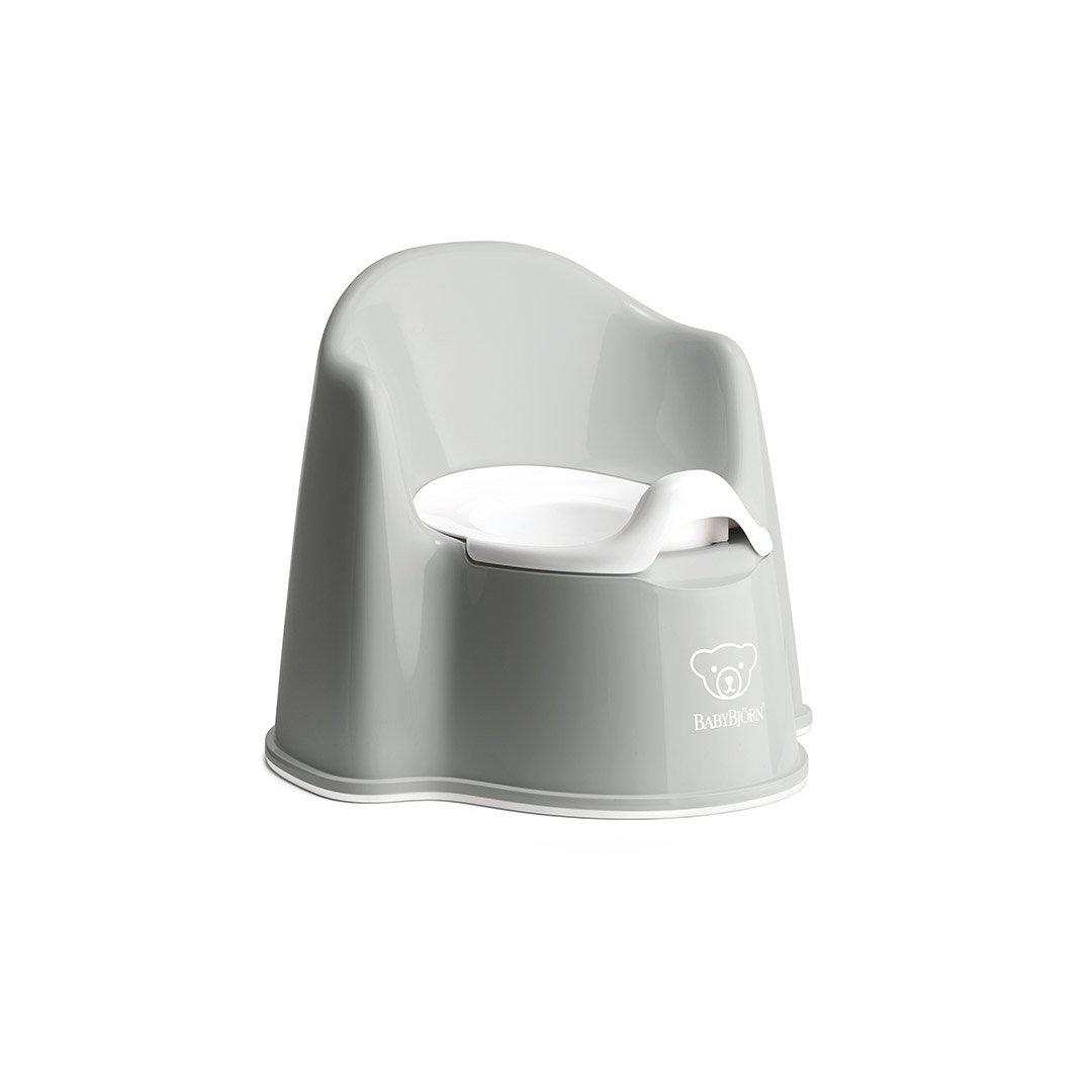 BabyBjorn Potty Chair Grey White