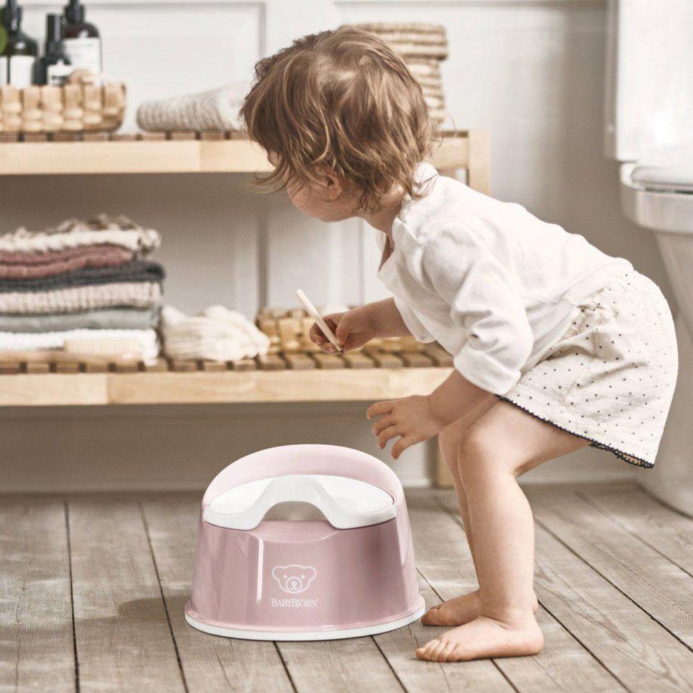 BabyBjorn Smart Potty - Powder Pink/White-Potties- | Natural Baby Shower
