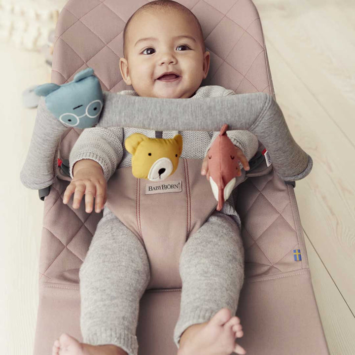 BabyBjorn Bouncer Toy - Soft Friends-Baby Bouncer Toy Bars- | Natural Baby Shower