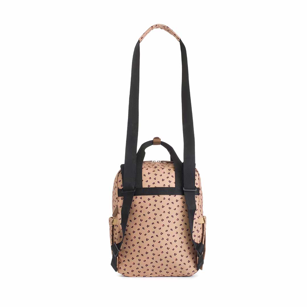 Babymel Georgi ECO Changing Backpack - Caramel Leopard-Changing Bags- | Natural Baby Shower