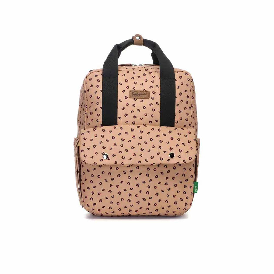 Babymel Georgi ECO Changing Backpack - Caramel Leopard-Changing Bags- | Natural Baby Shower