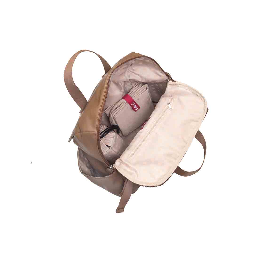 Babymel Robyn Changing Backpack - Tan-Changing Bags- | Natural Baby Shower