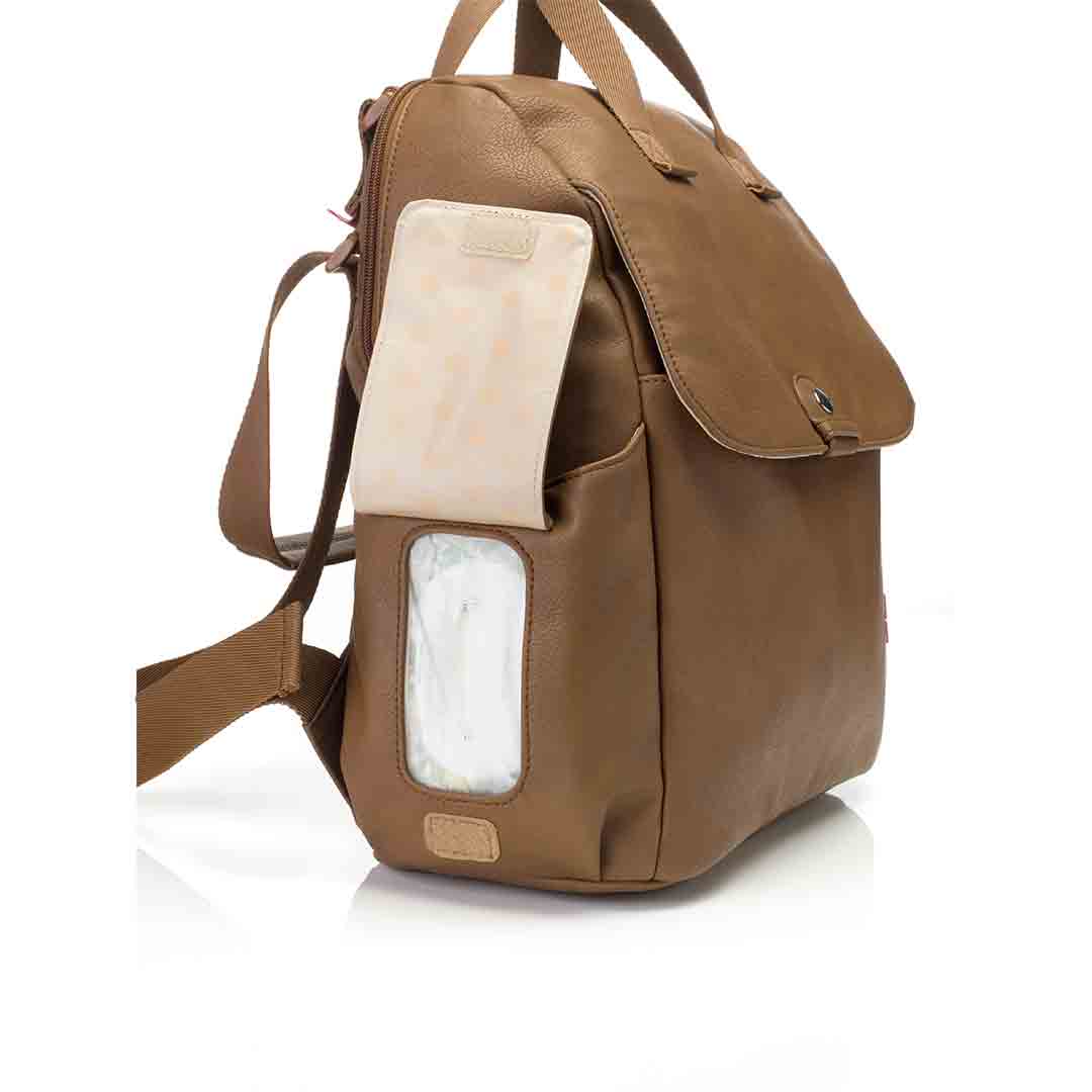 Babymel Robyn Changing Backpack - Tan-Changing Bags- | Natural Baby Shower