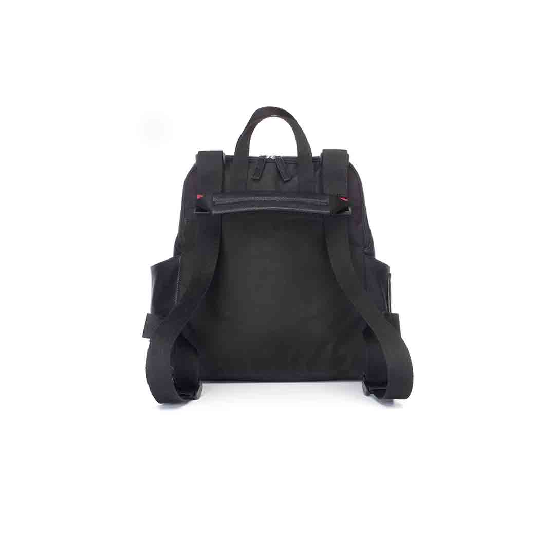 Babymel Robyn PU Changing Backpack - Black-Changing Bags- | Natural Baby Shower