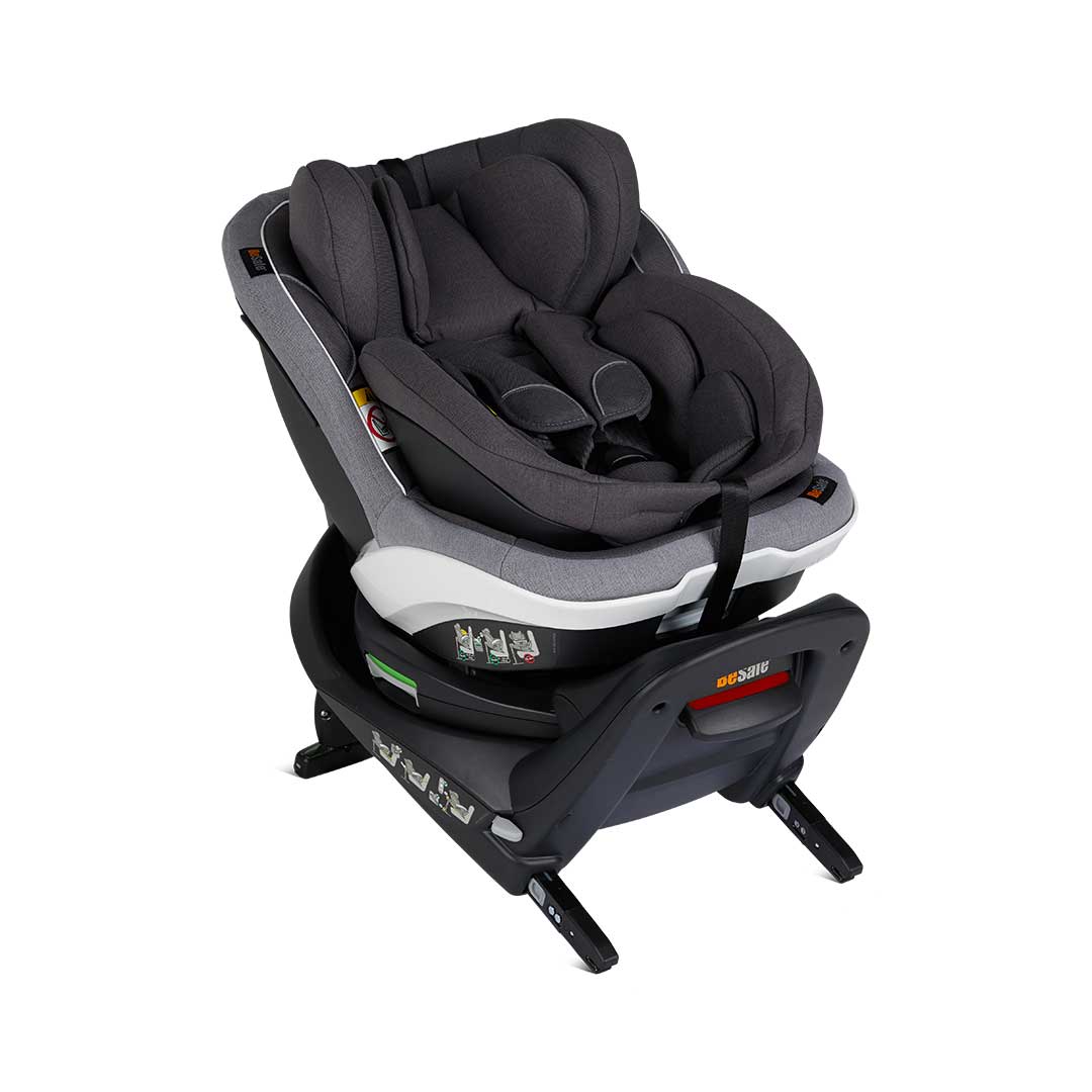 BeSafe iZi Twist B-E i-Size Car Seat - Metallic Melange-Car Seats- | Natural Baby Shower