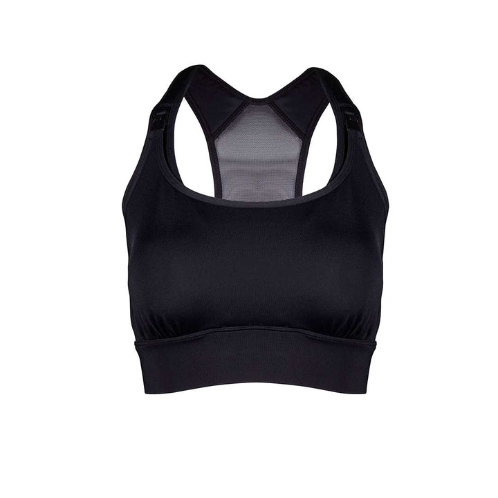Outlet - Belly Bandit Nursing Sports Bra - Black-Nursing Bras-S-Black | Natural Baby Shower