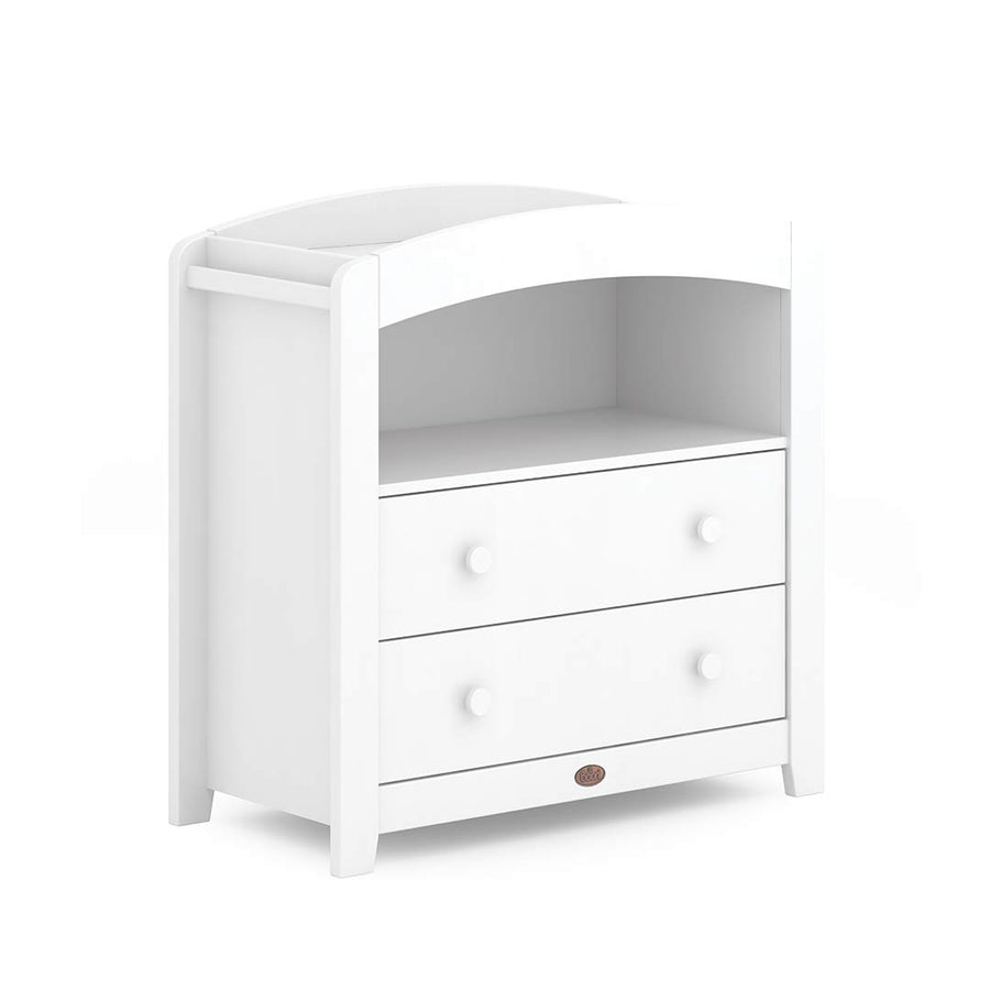 Boori Curved 2 Drawer Chest - White-Chests- | Natural Baby Shower