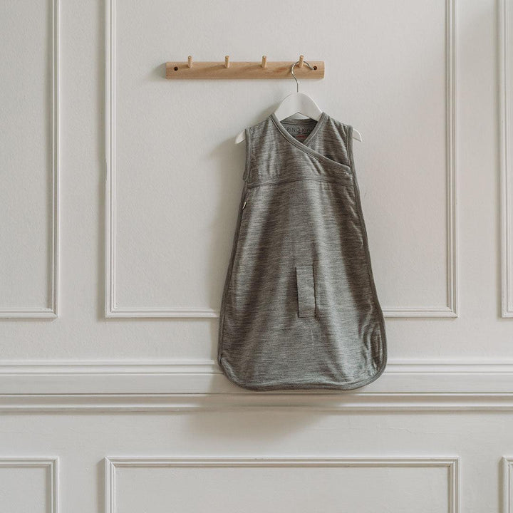 Merino Kids Cocooi Sleeping Bag - Light Grey-Sleeping Bags-Light Grey-0-3m | Natural Baby Shower