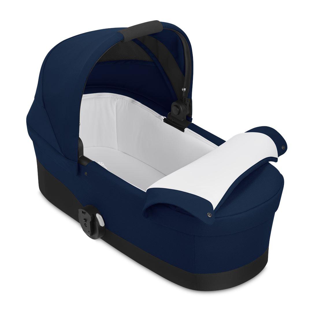 CYBEX Cot S - Navy Blue (2021)-Carrycots- | Natural Baby Shower