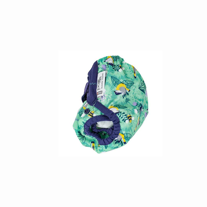 Outlet - Close Single Aplix Nappy Wrap - Round the Garden-Nappies-Round the Garden-One Size | Natural Baby Shower