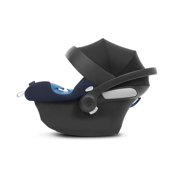 CYBEX Aton B i-Size Car Seat + Base M - Steel Grey-Car Seat Bundles- | Natural Baby Shower