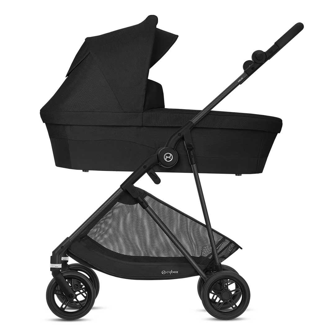CYBEX Melio Cot - Deep Black (2021)-Carrycots- | Natural Baby Shower