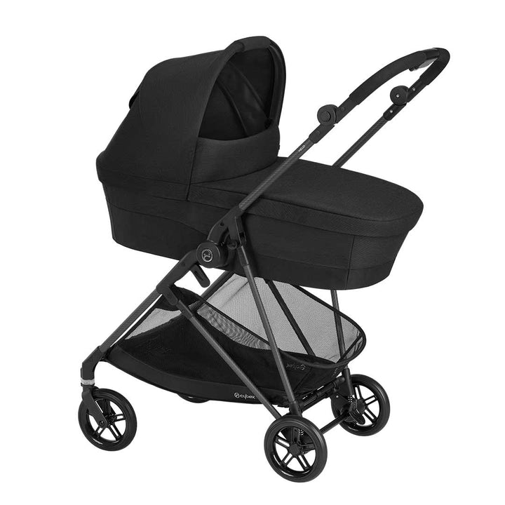 CYBEX Melio Cot - Deep Black (2021)-Carrycots- | Natural Baby Shower