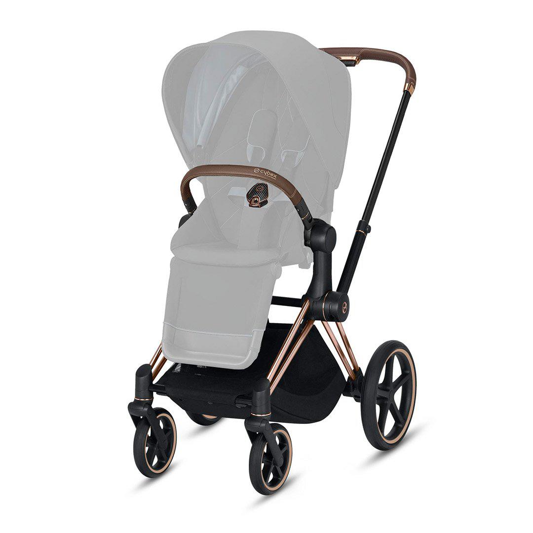 CYBEX Priam Frame with Seat Hardpart - Rose Gold (2020)-Stroller Frames- | Natural Baby Shower