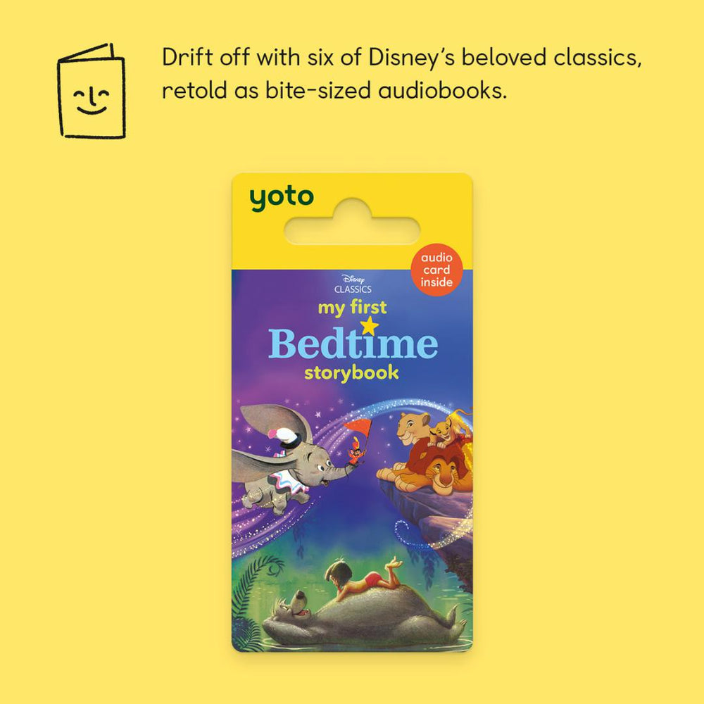 Yoto Card - Disney Classics: My First Bedtime Storybook-Audio Player Cards + Characters- | Natural Baby Shower