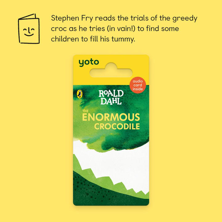 Yoto Card - Roald Dahl: The Enormous Crocodile-Audio Player Cards + Characters- | Natural Baby Shower