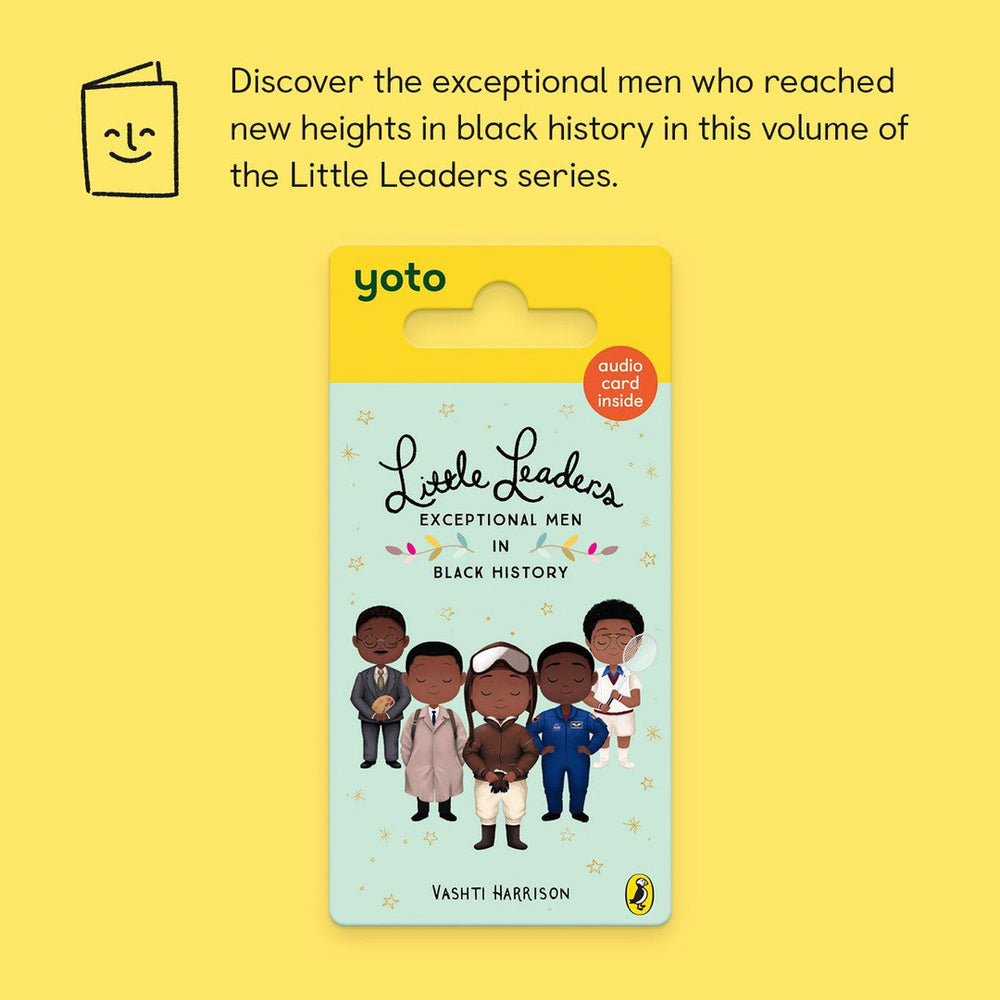 Yoto Card - Little Leaders: Exceptional Men in Black History-Audio Player Cards + Characters- | Natural Baby Shower