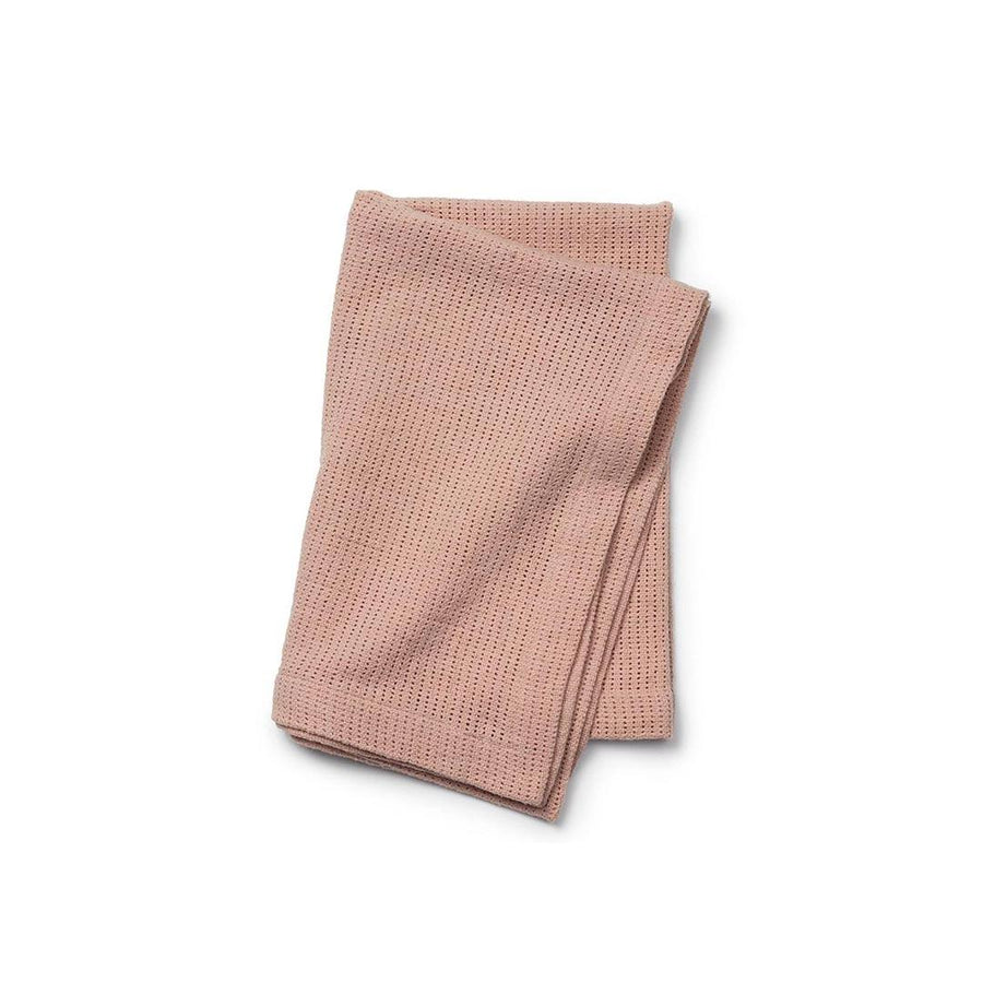 Elodie Details Cellular Blanket - Powder Pink-Blankets-One Size- | Natural Baby Shower